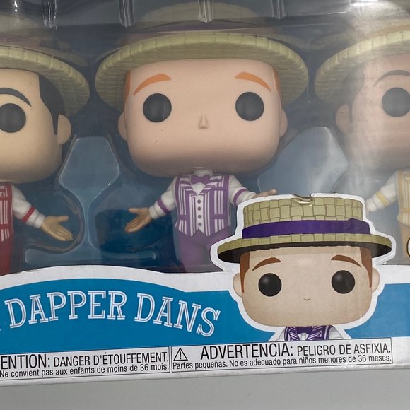 Funko Pop Disney Dapper Dans 4 pack D23 Expo 2019 Exclusive WDW World Disneyland - Picture 7 of 8